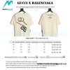 Gucci - Balenciaga Double G-B Print Short Sleeve T-shirt Gucci - Balenciaga Double G-B Print Short Sleeve T-shirt